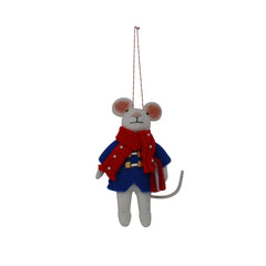 Ornement souris écolier
