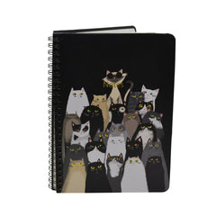 Cahier Rigide Famille De Chats 80 Feuilles