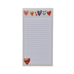 Bloc-note coeurs