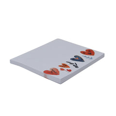 Note adhésive coeurs