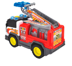 City Heroes - Camion de pompiers Sons et lumières 30 cm