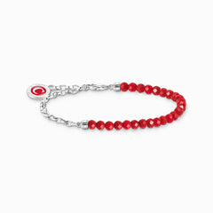 Thomas Sabo - Bracelet argent avec billes rouges
