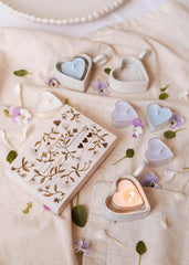 Chandelle Tealight Blush Hearts