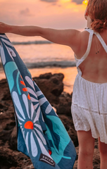 Serviette de plage Rétro Bloom | XL
