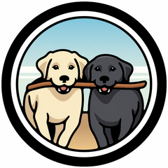 BEST FRIENDS STICK TOGETHER LABRADOR | STICKER