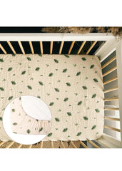 Drap-housse 100 % mousseline de coton bio | 71,1 x 142,2 cm | super doux et respirant