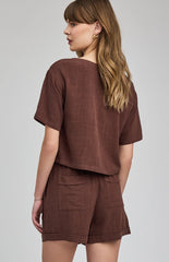 Short en lin Juno