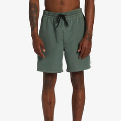 All Day Overdyed Layback 17" Elastic Waist Shorts