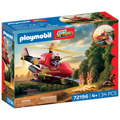 Playmobil City Action Hélicoptère de pompier