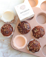 Moules à muffins fleurs en silicone