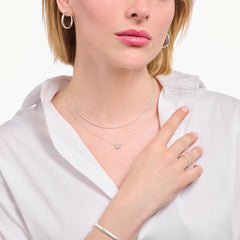 Collier d'ancre en argent épaisseur 2,00 mm (0,08 Inch)