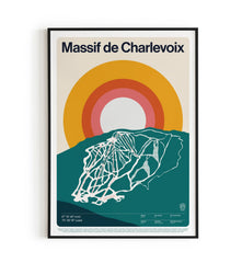 Le Massif Ski Map