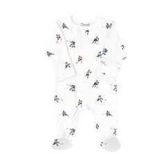 Pyjama en modal hockey players on cream 3 mois - 10 ans
