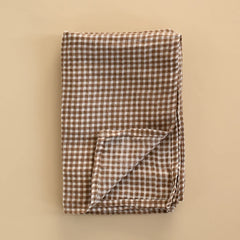 Couverture de mousseline - Vichy brown
