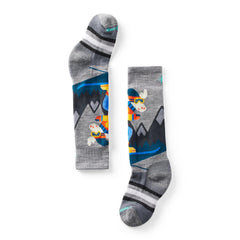 Chaussettes montantes pour enfants à motif d'élan de montagne pour sports d'hiver