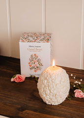 Mimi&August L'Oeuf Fleuri - Bougie décorative