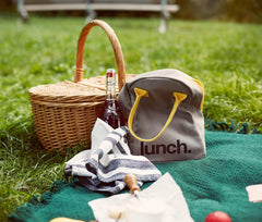 Boîte à lunch Fluf Grey/Yellow