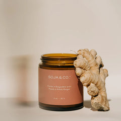 Soja & Co - Bougie | Pêche + Gingembre frais
