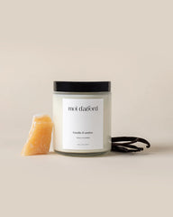 Bougie de soja Vanille & ambre