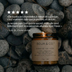 Soja & Co - Bougie Écorce de pin + Cèdre