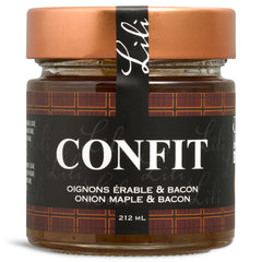 Confit d'oignons érable et bacon