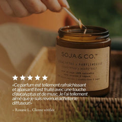 Soja & Co - Bougie Eucalyptus + Pamplemousse