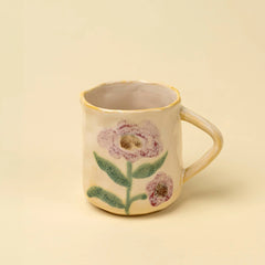 Tasse pétales peinturées Aster