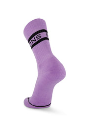 Signature Merino Crew Sock- Pastel Purple