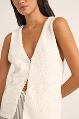 adele longline knit vest