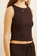 Indie high neck tank