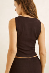 Indie high neck tank