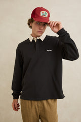 Koa vintage rugby long sleeve polo