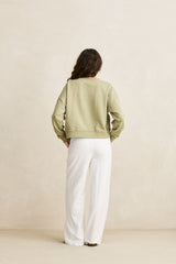 Sun and palm slouchy crew neck fleece