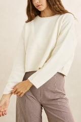 Estelle fluffy crew neck knit