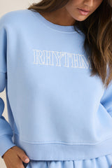 Rhythm slouchy crew neck fleece