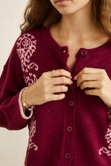 Sandy crop cardigan