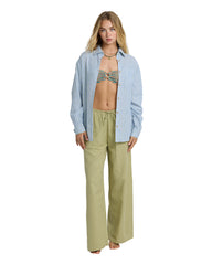 Wanderer Prntd L/s Wvn Top