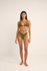 isla rib soft strap slide tri top