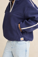 Camp half zip sherpa pullover